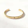 Nueva oferta especial, pulsera de acero de titanio de moda para mujer, diseño geométrico de nicho con forma de ojo, acero de titanio que conserva el color, moderna y versátil