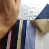 Patrón Espiga de Sarga de Lino-Algodón, Rayas Teñidas en Hilo Jacquard de Mezcla de Lino, Tejido de Primavera-Otoño con Patrón Espiga Bicolor de Rayón