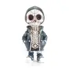 Fábrica customizada transfronteiriça boneca de Halloween artesanato de resina ornamentos jardim externo decorações de caveira atacado
