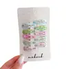 Set de Pasadores de Gota de Agua Dopamine para Niños con Estampado de Dibujos Animados, Pasadores para el Cabello de Bebé para Flequillo y Mechones Laterales de Niñas Pequeñas