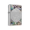 Zorro Z92085 Casca Colorida Porta da Sorte Casca de Cobre Revestimento de Aço Branco Presente de Alto Padrão Isqueiro a Querosene ZORRO