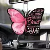 Colgante plano para coche de material acrílico, accesorio para mochila, mini adorno de coche para decoración del hogar