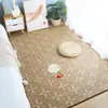 Esterilla de suelo tejida de ratán estilo japonés para dormir, usada como cama de suelo, adecuada para uso doméstico, tatami, esterilla refrescante de verano y alfombrilla para gatear junto a la cama