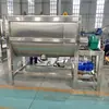 Mezclador horizontal potenciador de sabor a azúcar blanco, mezclador de cinta de gránulos negro carbón, mezclador horizontal de polvo, máquina mezcladora en forma de U