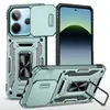 Funda para Teléfono Móvil Xiaomi Aplicable Transfronteriza Poco X7 5g Ventana Deslizante Soporte Multifunción Horizontal y Vertical Funda para Teléfono Móvil Anti-Caída Nivel Militar