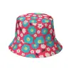 Chapéu de Sol Verão Casual Versátil Estilo Japonês Estilo Coreano Pequeno Fresco Chapéu de Sol Chapéu de Pescador com Flores Mostra Rosto Pequeno