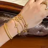 Colar Popular Antigo Xiaohongshu com Pedras Completas para Mulheres, Corrente de Suéter de Luxo Leve de Nicho de Alta Qualidade para Mulheres, Novos Acessórios, Peça Única Dropshipping