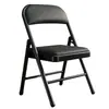 Taburete Sencillo con Respaldo, Silla Plegable Multiusos, Silla de Oficina Portátil, Silla de Conferencia, Silla para Computadora, Silla para Dormitorio de Hotel