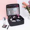 Viaje portátil multicapa compartimento cosméticos impermeable anti-caída bolsa de almacenamiento tatuaje de cejas uñas maquillaje maleta especial