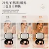 Bolsa de Maquillaje Portátil Led Personalizada con Espejo, Mini Bolsa de Maquillaje de Viaje, Bolsa de Maquillaje de Belleza Impermeable de Almacenamiento de PU