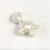 Acrílico UV Color Real Chapado Pony DIY Cadena para Teléfono Móvil Bolso Colgante Material con Cuentas Accesorios de Joyería Cuentas con Agujero Recto