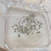 Joyería para uñas con múltiples cortes, circonita redonda 5A, diamante 2025, nuevo diamante tridimensional con fondo puntiagudo, súper brillante, decoración de armadura