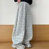 Pantalones Deportivos Rectos para Niñas Primavera y Otoño 2026 Nueva Versión Estrecha Elegante Pantalones Casuales de Pierna Ancha para Niños Mayores en Primavera