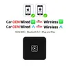 Transfronteiriça Adequada para Apple Carplay/Android Auto Caixa Inteligente de Interconexão Dois em Um Fio para Sem Fio do Carro Original