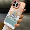 Funda para iPhone con temática de Calamardo Adecuada para iPhone 17 Pro Max, 16 Plus, Funda de Teléfono Plateada Colorida 15, 14, 13, Apple 12 Personalizada