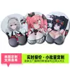 Alfombrilla de ratón 3D Sexy de Dibujos Animados Anime Personalizada con Reposamuñecas, Almohadilla Suave Antideslizante Rellena de Silicona para Niños, Pecho Estéreo