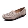 Zapatos de Madre Transparentes de Suela Blanda y Suela de Gel, Zapatos Antideslizantes para Enfermeras, Zapatos de una Sola Pieza para Mujeres de Mediana Edad y Mayores, Zuecos Casuales Transpirables Huecos