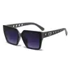 Nuevas Gafas de Sol Cuadradas Anti-UV Estilo Retro Dos Tonos Protector Solar para Mostrar la Cara Pequeñas Populares de Playa Ins