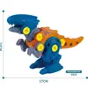 Desmontaje transfronterizo Gashapon Tyrannosaurus Dinosaurio Juguetes Educativos Puesto Puesto Huevos Divertidos Bloques de Construcción DIY Juguetes de Mercado Nocturno Venta al por Mayor