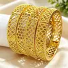 Pulsera Chapada en Oro de 24 Quilates Medio Oriente Dubái Joyería de Moda Fiestas para Mujeres Africanas Nigerianas Estilo Exótico