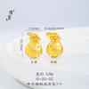 Tienda de Oro Jin Yan Mismo Estilo Arena Dorada Diamante Cepillado Bolsa de Bendiciones Collar Nuevo Estilo Chino Estilo Lujo Ligero Cadena de Lana Versátil para Mujer