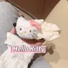Presilha de cabelo grande Miffy com estampa floral de outono, novo acessório fofo para cabelo de menina para outono e inverno, adequado para franjas e penteados presos