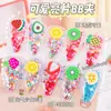 Pasador de Fruta Niños Niña Pasador de Color Puesto de Guardería clip de BB con Arena Movediza clip para flequillo Accesorios para el Cabello Coreanos