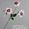 Nova Flor Rosa de Pétalas Dobráveis com 3 Cabeças para Salão de Casamento Hotel Decoração Suave Vitrine de Flores Parede de Fundo Flor Artificial Transfronteiriça