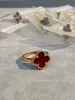 Los 26 Anillos de Trébol de Cuatro Hojas y Mariposa de la Suerte Más Nuevos del Mercado, Anillo Abrible de Perla Blanca y Lapislázuli de 18k