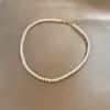 Collar de perlas apiladas de doble capa para mujer otoño e invierno 2023 nuevo de moda diseño de nicho de lujo ligero cadena de clavícula exquisita