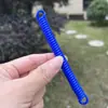 Fábrica en stock cuerda de resorte de plástico color caramelo línea telefónica llavero de resorte anti-pérdida accesorios cuerda para la mano perdida venta al por mayor