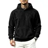Sudadera con capucha unisex europea y americana de Amazon, nueva para otoño e invierno, casual, para exteriores, corte holgado, forrada de polar