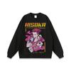 Camiseta Masculina Oversized Estampada de Desenho Americano Estilo High Street Retrô Desgastada Manga Curta Estilo Hip Hop Manga Meia