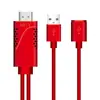 Adequado para Cabo de Tela Dois em Um Apple e Android, Cabo de Conexão USB Fêmea para HDMI, Cabo de Alta Definição de Celular para TV