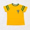 Camiseta Retro de Moda Callejera Personalizada Transfronteriza Europea para Mujer con Bordado de Letras Ombliguera Y2K Sexy Venta al por Mayor