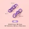 Cadena Colgante para Llavero Mosquetón Tangma Cadena Calabaza Pinza de Langosta Hebilla de Anillo Liso Material para Joyería DIY Productos Semi-Terminados Hechos a Mano Colección