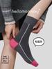 Calcetines Casuales de Punto de Zhuji para Mujer, Diseño Primavera y Verano, Calcetines Rayados de Media Pantorrilla, Calcetines Ribeteados de Color Sólido Estilo Ins para Mujer al por Mayor