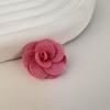 Flor de Camelia Hecha a Mano Rosa de Tela Accesorios DIY para Zapatos, Sombreros, Bolsos, Ropa, Accesorios para el Cabello, Pinzas para el Cabello de 5 cm, Pulseras