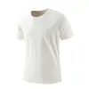 Camiseta Masculina de Verão Respirável Solta de Manga Curta para Esportes, Fitness, Corrida, Secagem Rápida, Elástica e Fresca, Tamanho Grande, Gola Redonda, Manga Curta