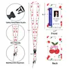 Portatarjeta de Identificación Impreso en UV, Portatarjeta de Autobús, Portatarjeta de Identificación de Fábrica, Portatarjeta de Comida, Portatarjeta de Identificación de Trabajo, Portadocumentos con Cordón, Correa para el Cuello y Clip Retráctil