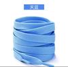 Fabricante de Cordones al por Mayor Cordones de Moda Modernos de Doble Capa de Grano Fino Zapatos Blancos Planos Engrosados de Algodón Puro Cordones Multicolores