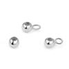 S925 Sterling Silver Silicone Positioning Beads Plus Anel de Ajuste Beads Acessórios DIY Colar Pulseira Retrátil Beads Atacado