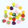 Fruta luminosa de simulación en miniatura, decoración de micropaisaje para casa de muñecas, pequeños adornos, modelo de comida, accesorios de joyería DIY