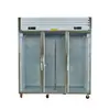 Congelador de Carne Colgante de Acero Inoxidable Gabinete de Refrigeración Vertical Comercial de Doble Puerta Vitrina Refrigerada para Carne de Res Fresca, Cordero y Cerdo