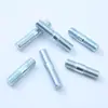 [Ventas Directas de Fábrica] Tornillos para Tubo de Escape, Tornillos de Doble Extremo de Alta Resistencia, Tornillos de Doble Extremo Galvanizados en Blanco, Tornillos de Máquina de Doble Extremo