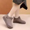 Botas de Nieve Nuevas de Invierno para Mujer, Botas de Invierno, Botas de Algodón, Zapatos de Algodón para Mujer, Zapatos Calentitos sin Cordones para Damas, con Forro Espeso y Felpa Añadida