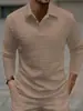 AliExpress Amazon Verão Transfronteiriço Nova Camisa Masculina Cor Sólida Manga Longa Moda Casual Roupas Masculinas Impressão Digital