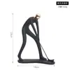 Figuras de Banda de Música Minimalistas Nórdicas Decoraciones para Sala de Estar Hogar Artesanía Creativa para Mueble de TV Gabinete de Vino Adornos Abstractos