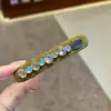 Exquisito y dulce pasador de cristal con pedrería, pinza de cocodrilo, pinza BB, pinza para fleco de frente, pinza lateral, accesorio versátil para el cabello de uso diario