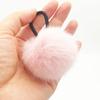 Otoño e Invierno Imitación Piel Bola de Pelo Grande Cuerda para el Cabello Linda Imitación Pelo de Conejo Felpa Cuerda para la Cabeza Niña Anillo para el Cabello de Bola Banda de Goma Accesorios para el Cabello